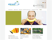 Tablet Screenshot of boecker-gmbh.com